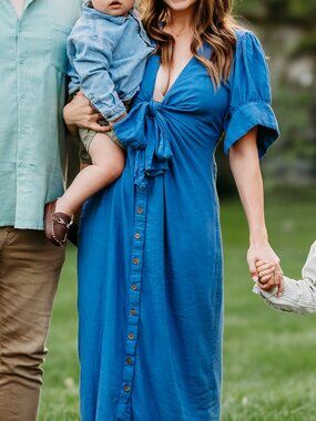 Vintage Summer Midi Dress - Harbor
